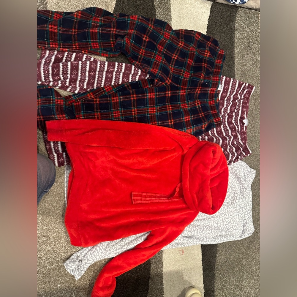 Red Fleece Kids Jacket